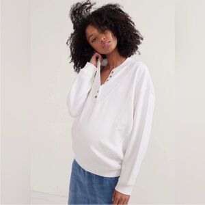 HATCH THE CORA HENLEY SWEATSHIRT